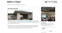 Desktop Screenshot of hightechmaui.com