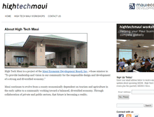 Tablet Screenshot of hightechmaui.com
